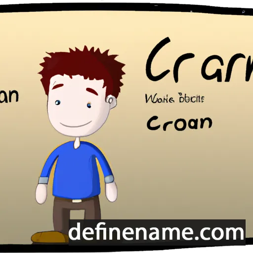 cartoon of the name Ciarnan