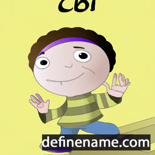 cartoon of the name Cibeli