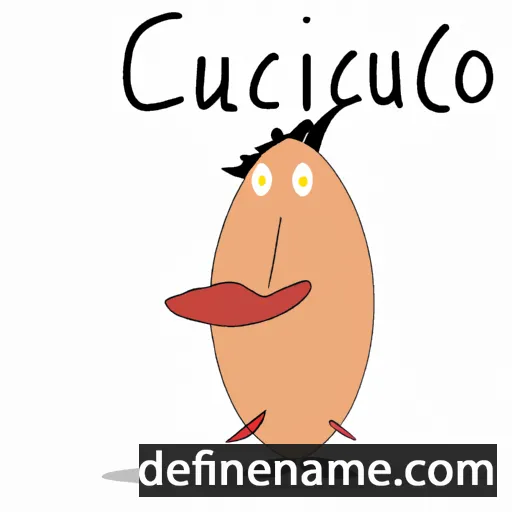 Ciccaglionu cartoon