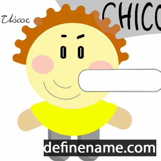 cartoon of the name Cicchinu