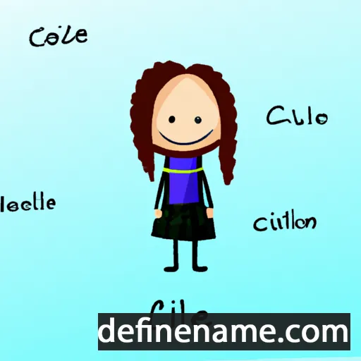 Cicelle cartoon