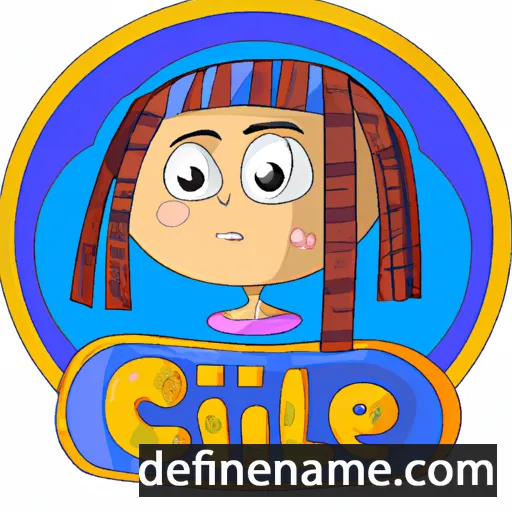 cartoon of the name Cicile