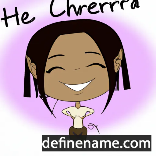 cartoon of the name Cierrah