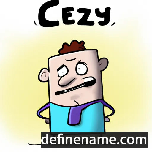 Cieszym cartoon