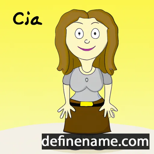 cartoon of the name Cilda