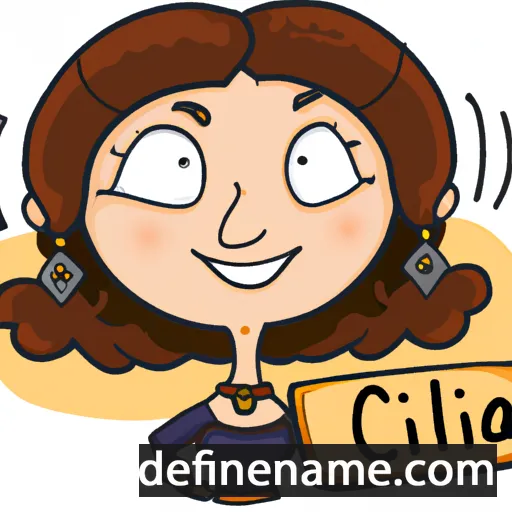 cartoon of the name Cilicia