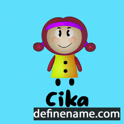 cartoon of the name Cilika