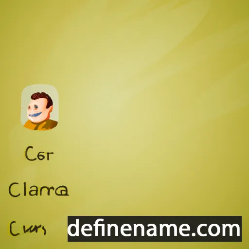 cartoon of the name Cilmar