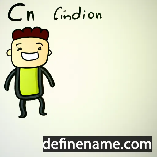 cartoon of the name Cinaedion