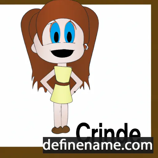 cartoon of the name Cindee