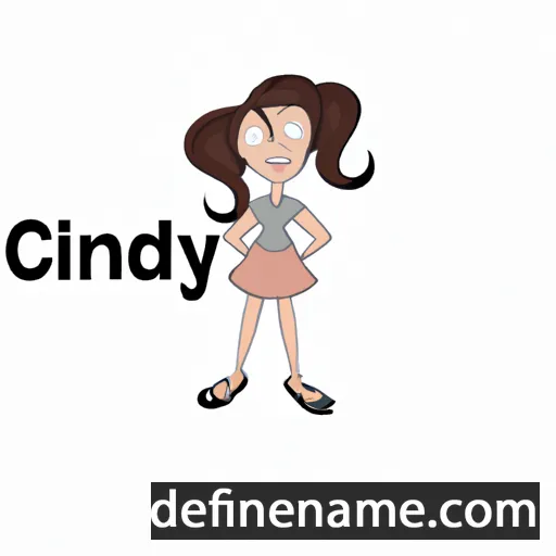 cartoon of the name Cindey