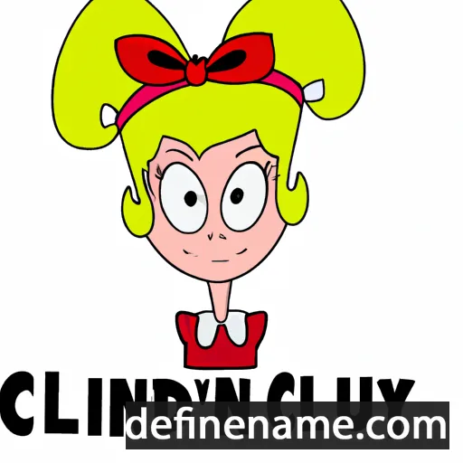 cartoon of the name Cindylou