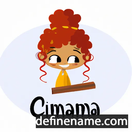 cartoon of the name Cinnamenta