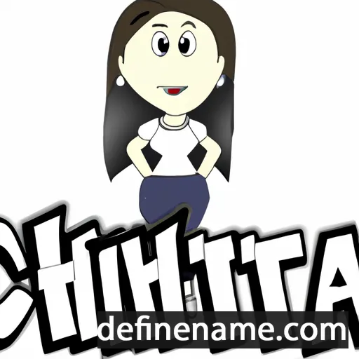 cartoon of the name Cinthia