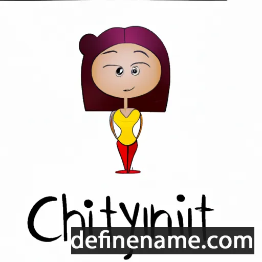 cartoon of the name Cinthya