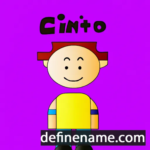 cartoon of the name Cintio