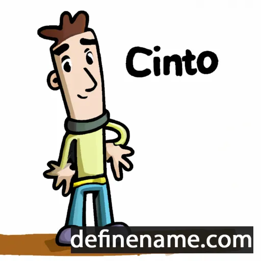 cartoon of the name Cinto