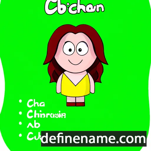 Ciobhan cartoon