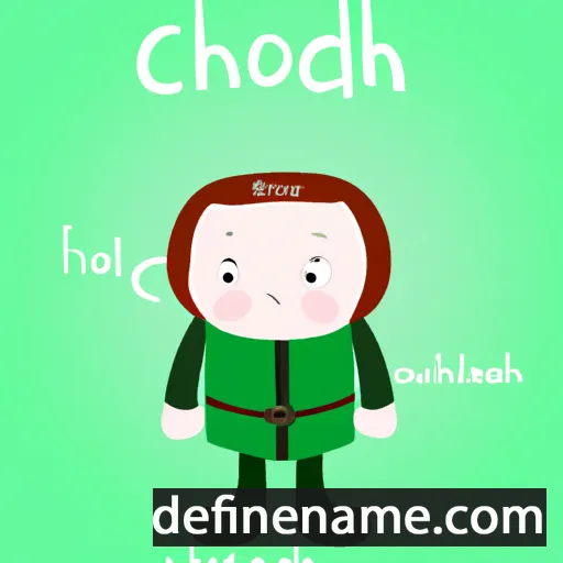 cartoon of the name Cionnfhaoladh