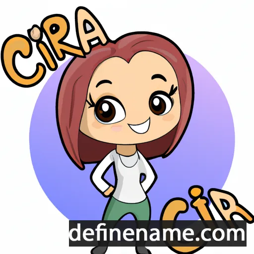 cartoon of the name Ciria