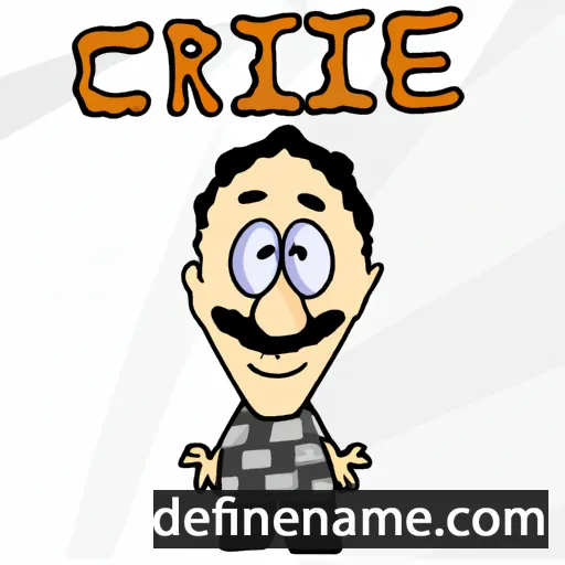 cartoon of the name Cirile