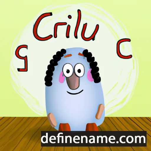 cartoon of the name Cirillu