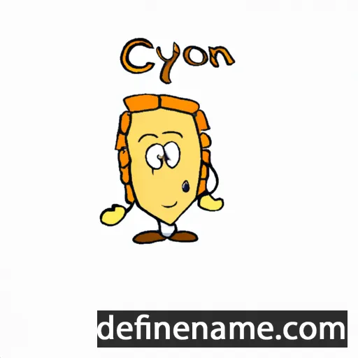 cartoon of the name Ciryon