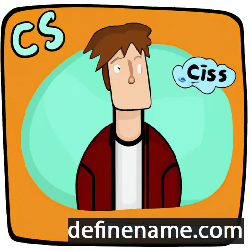 cartoon of the name Cis