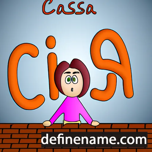 cartoon of the name Cisa