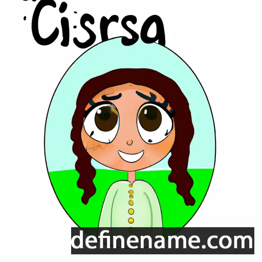 Cisaria cartoon