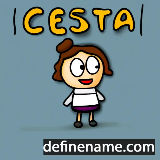 cartoon of the name Ciseta