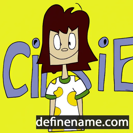 cartoon of the name Cissie