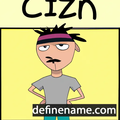 cartoon of the name Cizin