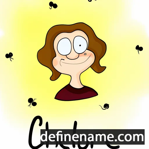 cartoon of the name Clärenore