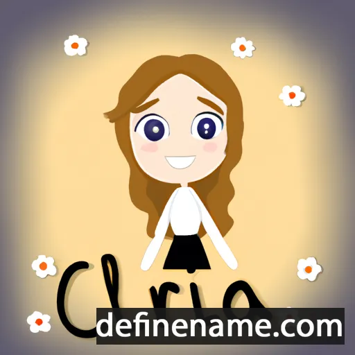 cartoon of the name Claira