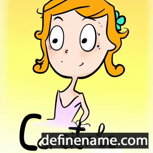 cartoon of the name Clairette