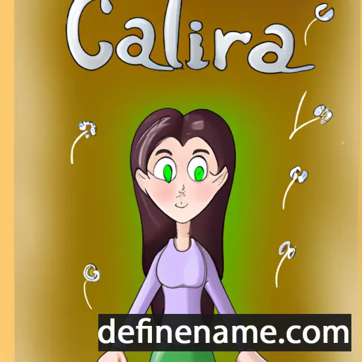 cartoon of the name Clariana