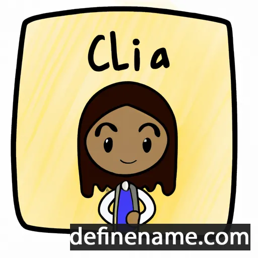 cartoon of the name Claricia