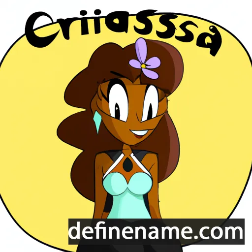 cartoon of the name Clarissica