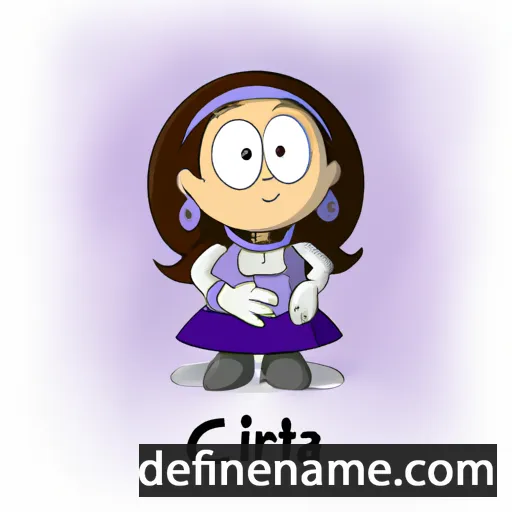 cartoon of the name Claritta