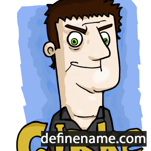 cartoon of the name Clarke