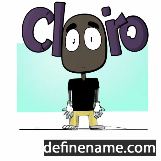 cartoon of the name Claro