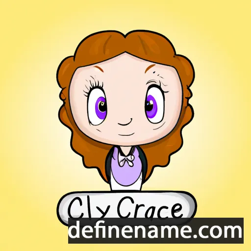 cartoon of the name Claryce