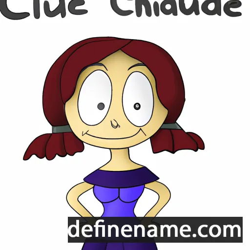 Clauddine cartoon