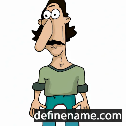 cartoon of the name Claudemir