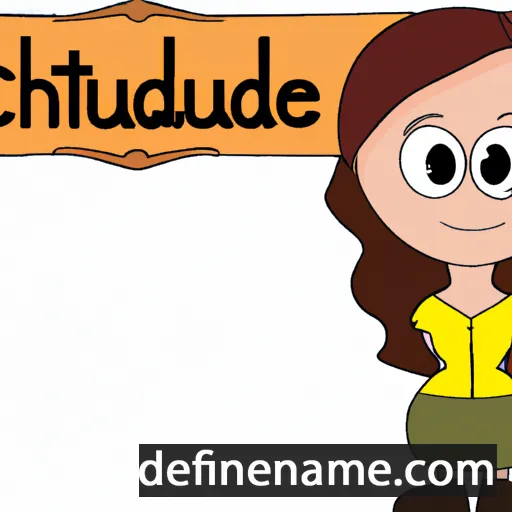 cartoon of the name Claudeth