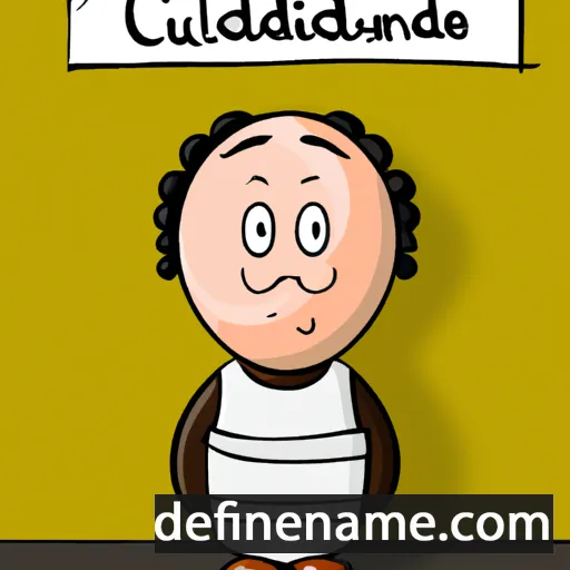 cartoon of the name Claudinei