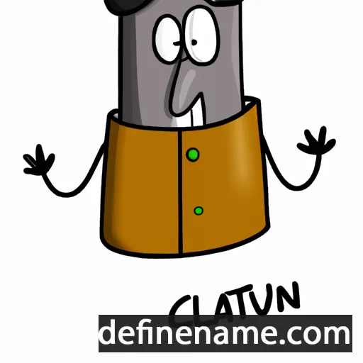 cartoon of the name Clavuot