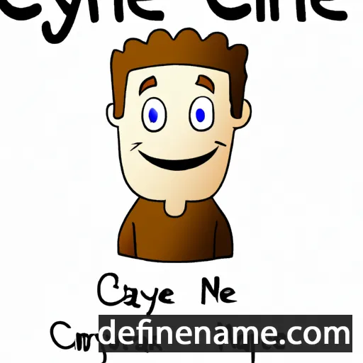 cartoon of the name Clayne