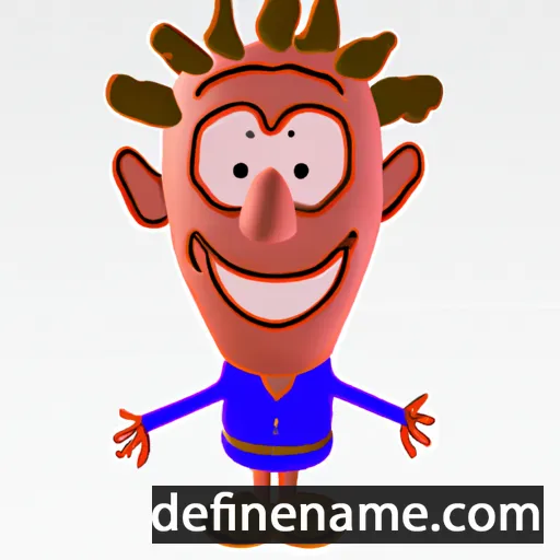 cartoon of the name Claytie